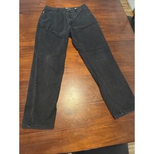 Vintage Bugle Boy Jeans 750 Black Denim Pants 36x32 Relaxed Fit Lesotho 90s‎